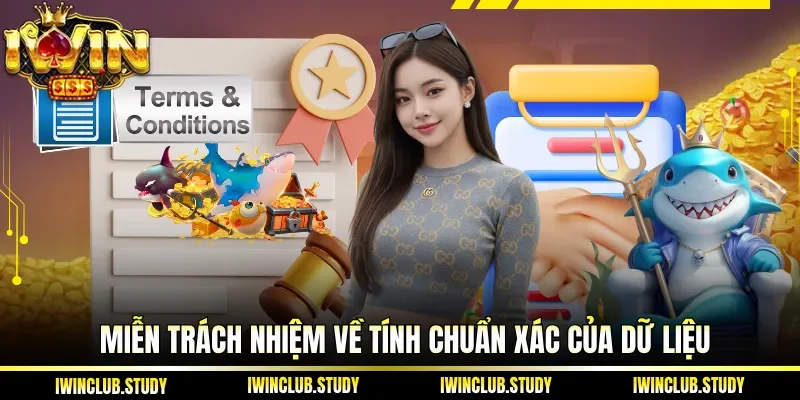 Miễn trách nhiệm về tính chuẩn xác của dữ liệu